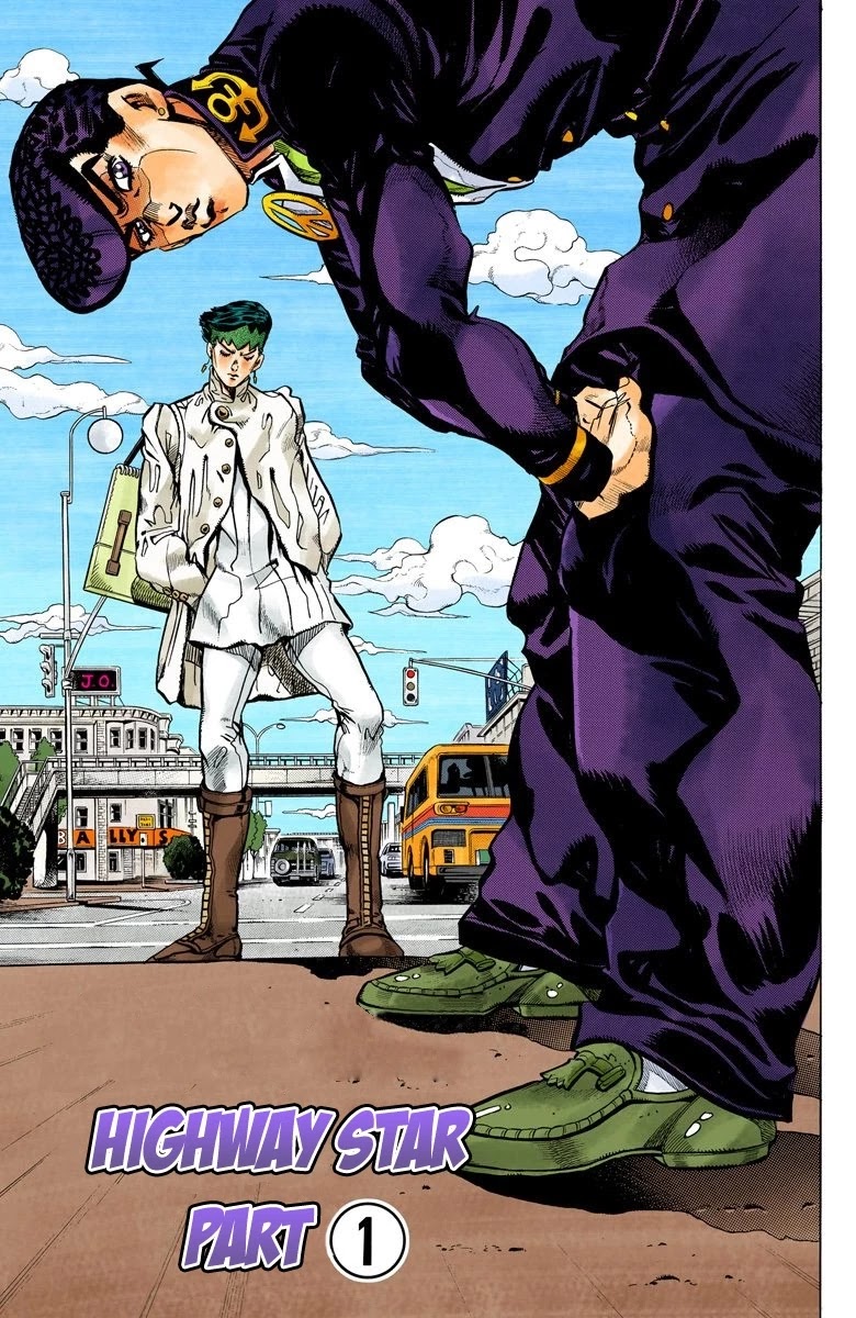 JoJo's Bizarre Adventure Part 4 - Diamond is Unbreakable (Official Colored) Chapter 119 page 2 - Chapter 119: Highway Star Part 1