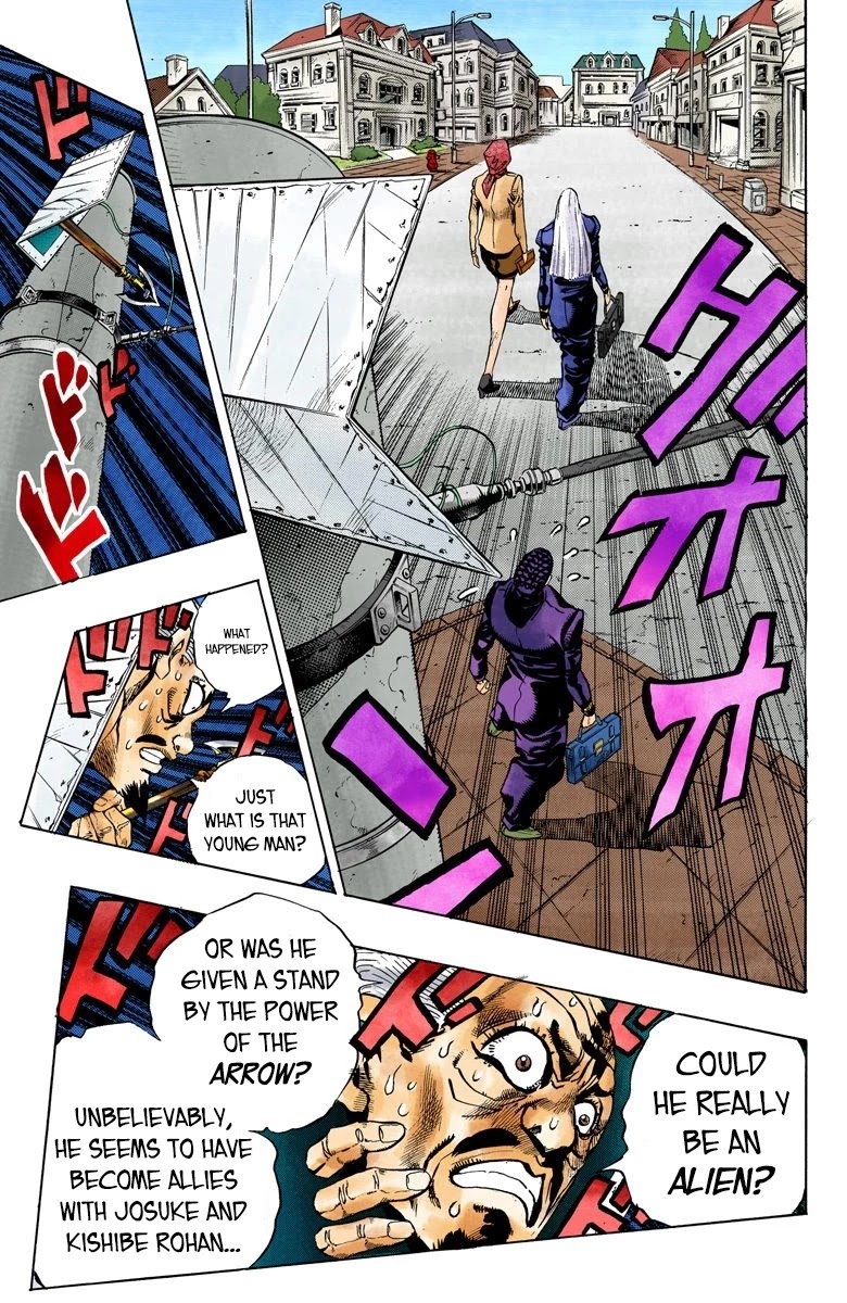 JoJo's Bizarre Adventure Part 4 - Diamond is Unbreakable (Official Colored) Chapter 119 page 6 - Chapter 119: Highway Star Part 1