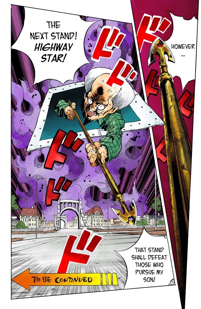 JoJo's Bizarre Adventure Part 4 - Diamond is Unbreakable (Official Colored) Chapter 119 page 7 - Chapter 119: Highway Star Part 1