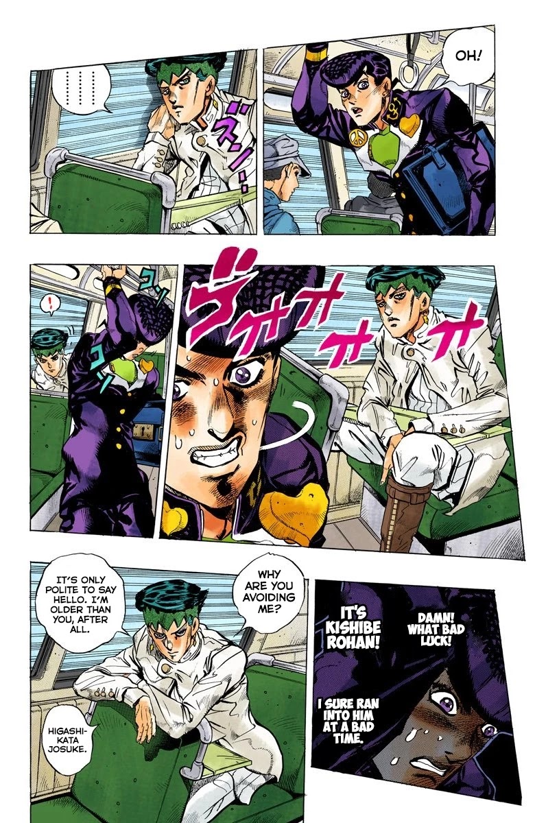 JoJo's Bizarre Adventure Part 4 - Diamond is Unbreakable (Official Colored) Chapter 119 page 9 - Chapter 119: Highway Star Part 1