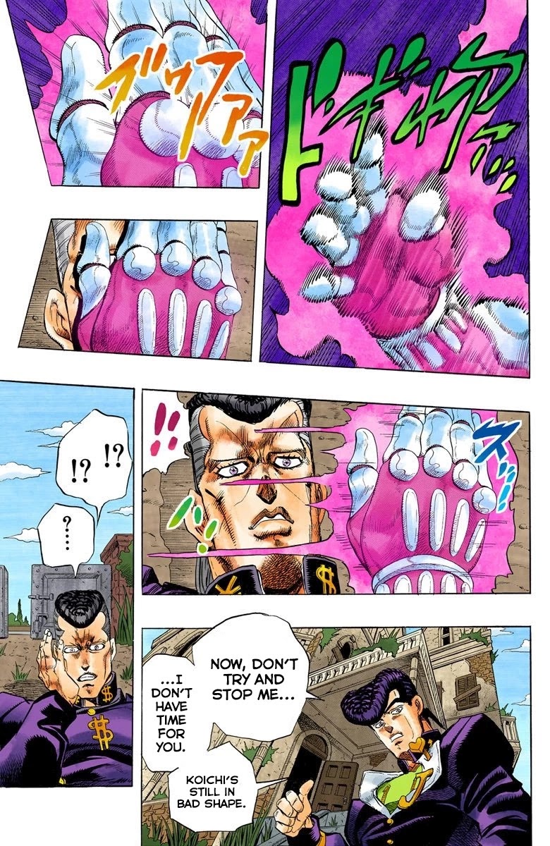 JoJo's Bizarre Adventure Part 4 - Diamond is Unbreakable (Official Colored) Chapter 12 page 10 - Chapter 12: The Nijimura Brothers - Part 4