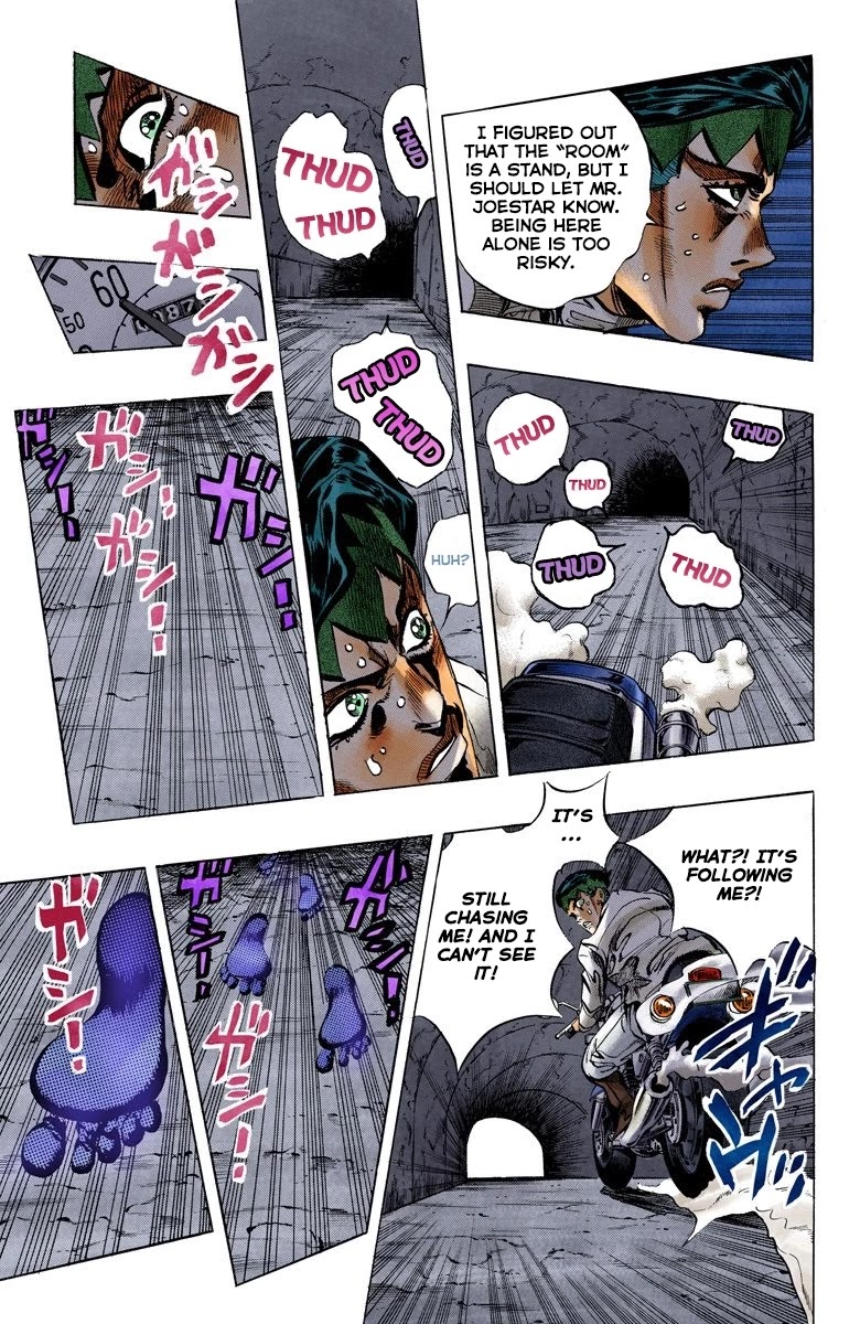 JoJo's Bizarre Adventure Part 4 - Diamond is Unbreakable (Official Colored) Chapter 120 page 14 - Chapter 120: Highway Star Part 2