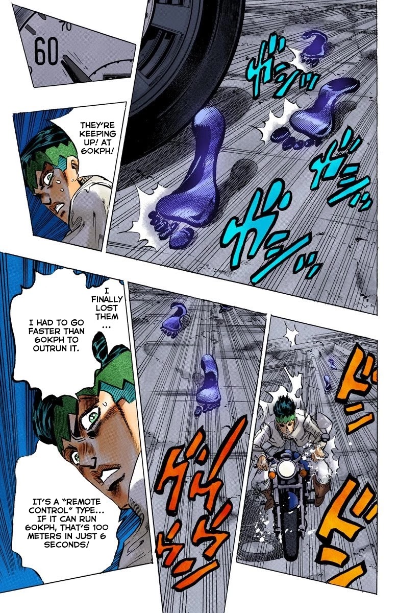 JoJo's Bizarre Adventure Part 4 - Diamond is Unbreakable (Official Colored) Chapter 120 page 16 - Chapter 120: Highway Star Part 2