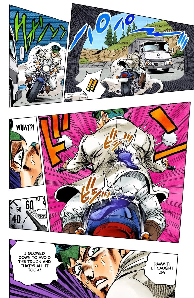 JoJo's Bizarre Adventure Part 4 - Diamond is Unbreakable (Official Colored) Chapter 120 page 17 - Chapter 120: Highway Star Part 2