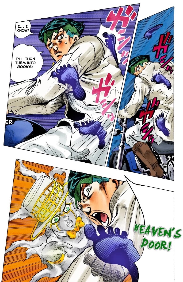JoJo's Bizarre Adventure Part 4 - Diamond is Unbreakable (Official Colored) Chapter 120 page 18 - Chapter 120: Highway Star Part 2