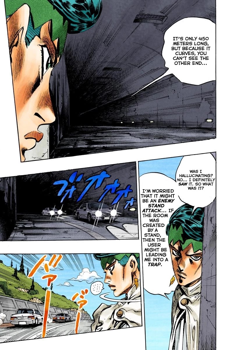 JoJo's Bizarre Adventure Part 4 - Diamond is Unbreakable (Official Colored) Chapter 120 page 6 - Chapter 120: Highway Star Part 2