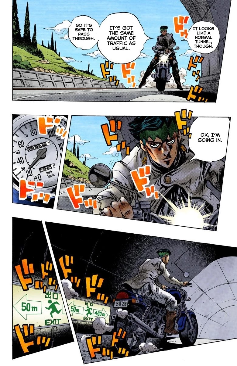 JoJo's Bizarre Adventure Part 4 - Diamond is Unbreakable (Official Colored) Chapter 120 page 7 - Chapter 120: Highway Star Part 2