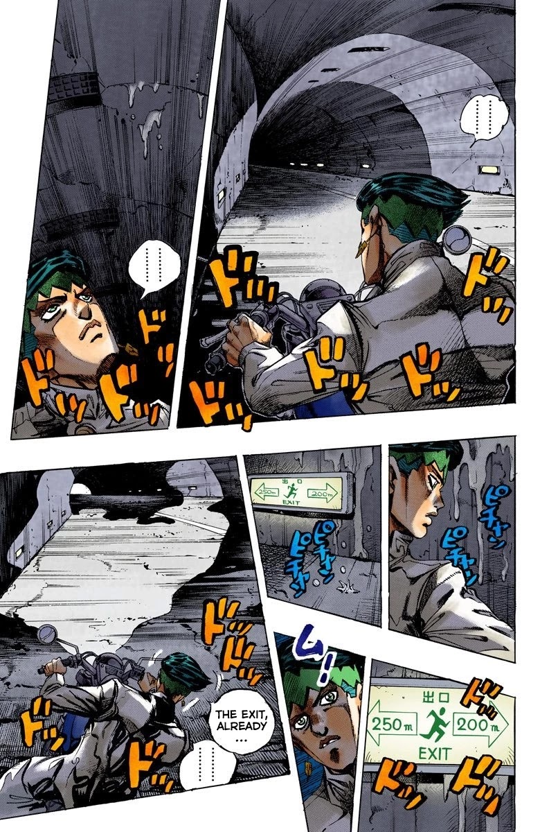 JoJo's Bizarre Adventure Part 4 - Diamond is Unbreakable (Official Colored) Chapter 120 page 8 - Chapter 120: Highway Star Part 2