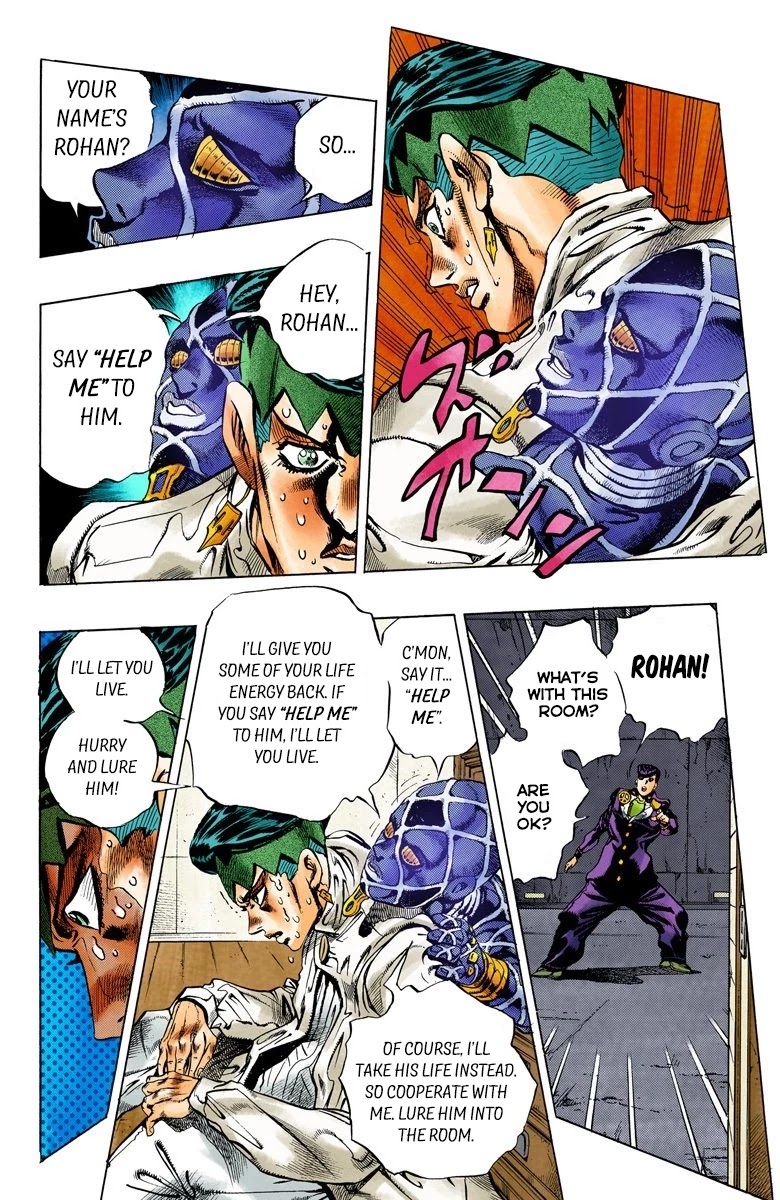 JoJo's Bizarre Adventure Part 4 - Diamond is Unbreakable (Official Colored) Chapter 121 page 10 - Chapter 121: Highway Star Part 3