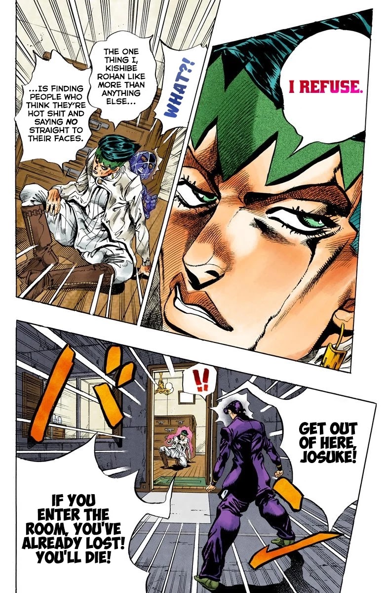 JoJo's Bizarre Adventure Part 4 - Diamond is Unbreakable (Official Colored) Chapter 121 page 12 - Chapter 121: Highway Star Part 3