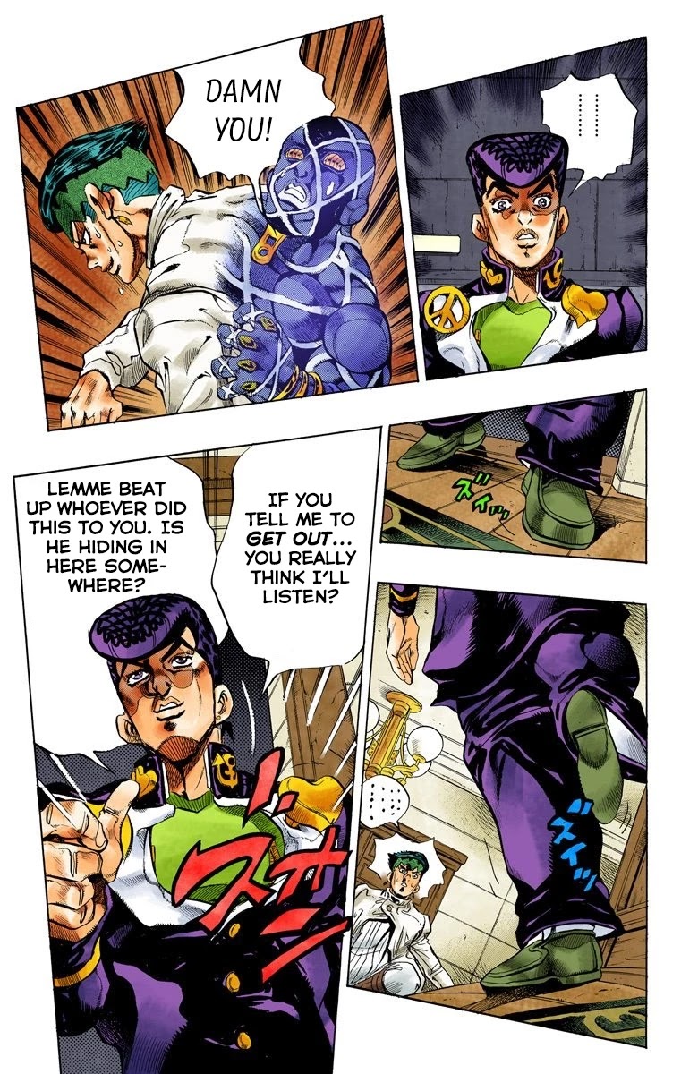 JoJo's Bizarre Adventure Part 4 - Diamond is Unbreakable (Official Colored) Chapter 121 page 13 - Chapter 121: Highway Star Part 3