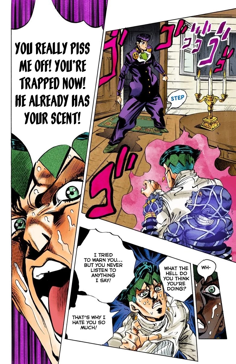 JoJo's Bizarre Adventure Part 4 - Diamond is Unbreakable (Official Colored) Chapter 121 page 14 - Chapter 121: Highway Star Part 3