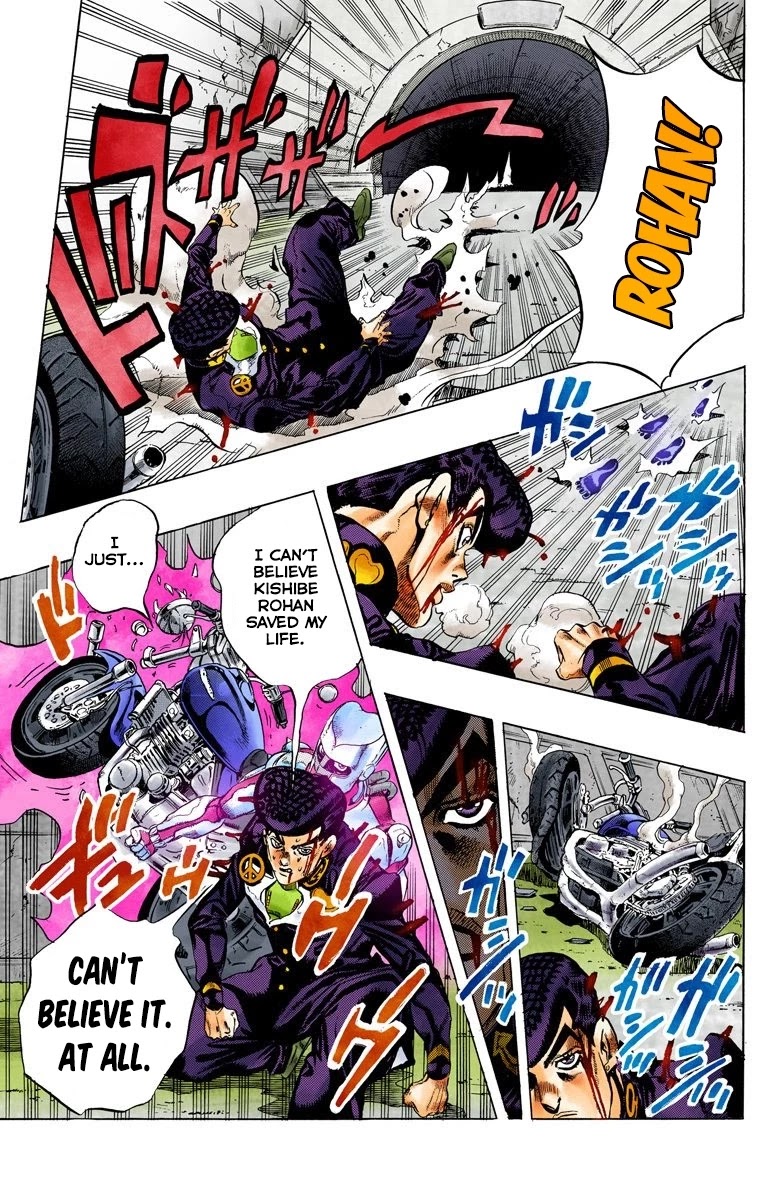 JoJo's Bizarre Adventure Part 4 - Diamond is Unbreakable (Official Colored) Chapter 121 page 19 - Chapter 121: Highway Star Part 3