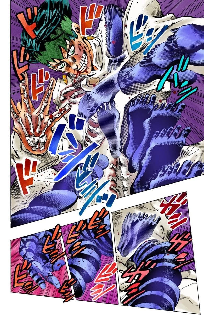 JoJo's Bizarre Adventure Part 4 - Diamond is Unbreakable (Official Colored) Chapter 121 page 4 - Chapter 121: Highway Star Part 3