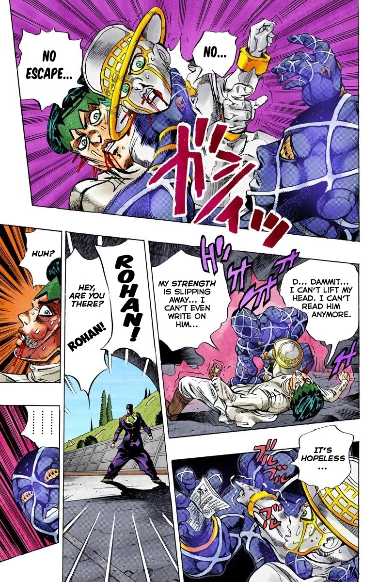 JoJo's Bizarre Adventure Part 4 - Diamond is Unbreakable (Official Colored) Chapter 121 page 7 - Chapter 121: Highway Star Part 3