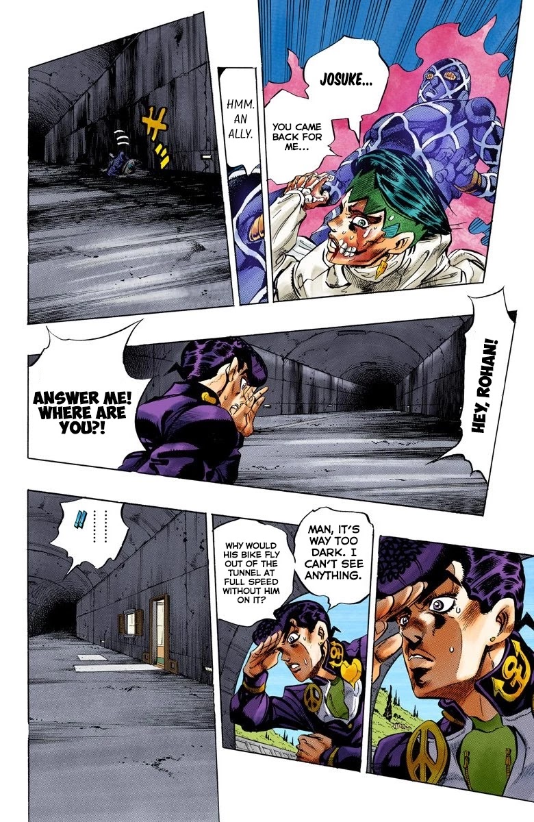 JoJo's Bizarre Adventure Part 4 - Diamond is Unbreakable (Official Colored) Chapter 121 page 8 - Chapter 121: Highway Star Part 3