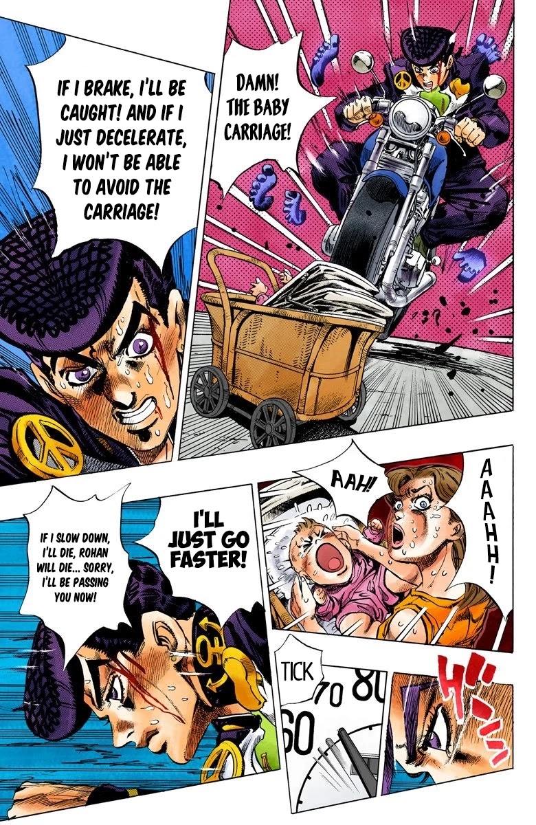 JoJo's Bizarre Adventure Part 4 - Diamond is Unbreakable (Official Colored) Chapter 122 page 14 - Chapter 122: Highway Star Part 4