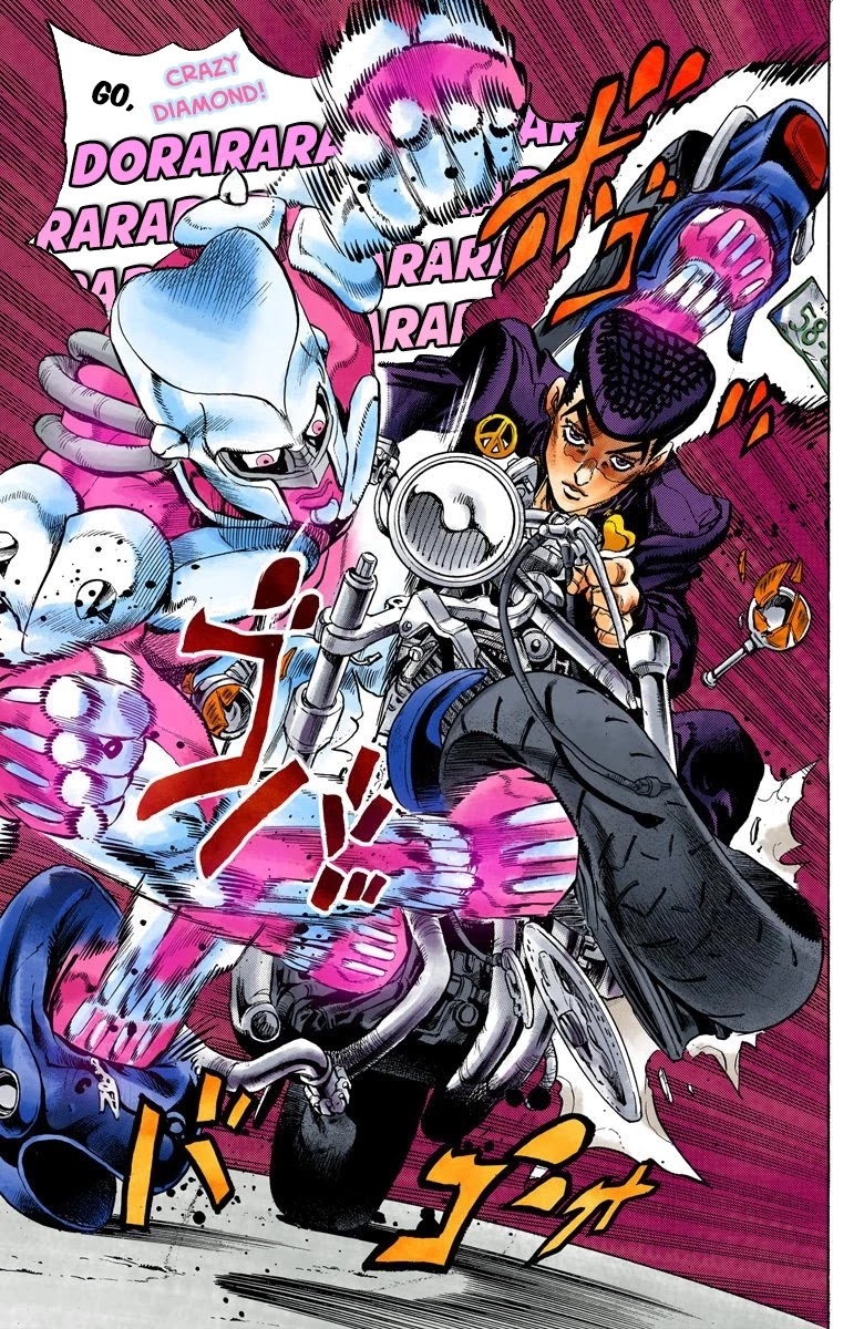 JoJo's Bizarre Adventure Part 4 - Diamond is Unbreakable (Official Colored) Chapter 122 page 16 - Chapter 122: Highway Star Part 4