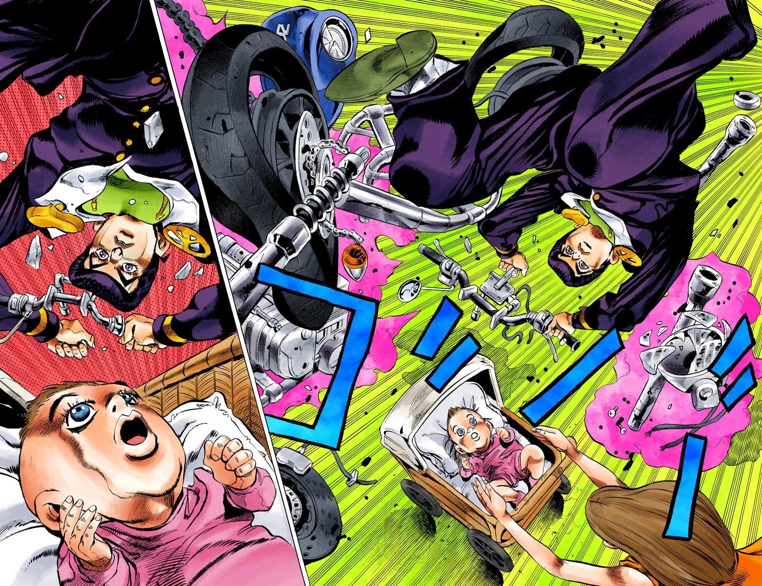 JoJo's Bizarre Adventure Part 4 - Diamond is Unbreakable (Official Colored) Chapter 122 page 17 - Chapter 122: Highway Star Part 4