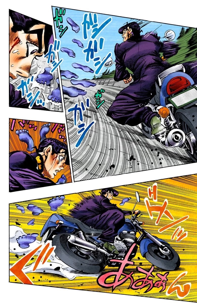 JoJo's Bizarre Adventure Part 4 - Diamond is Unbreakable (Official Colored) Chapter 122 page 5 - Chapter 122: Highway Star Part 4