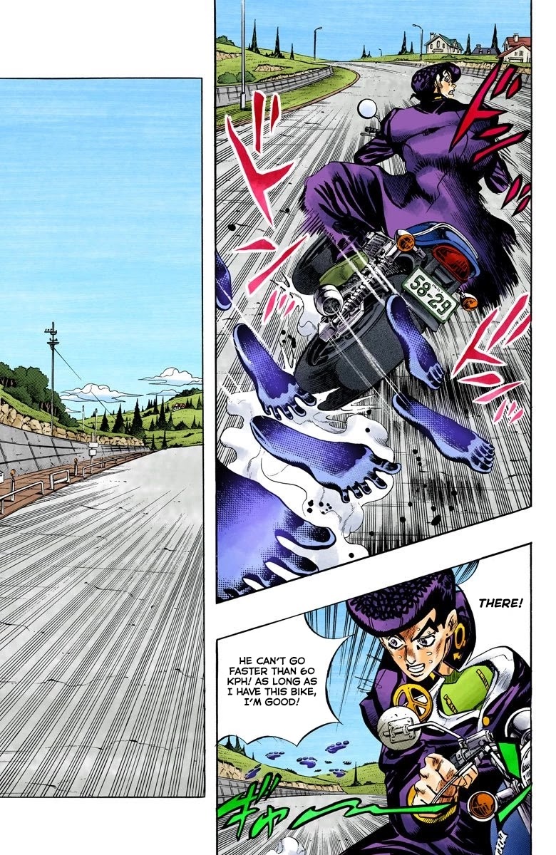 JoJo's Bizarre Adventure Part 4 - Diamond is Unbreakable (Official Colored) Chapter 122 page 6 - Chapter 122: Highway Star Part 4