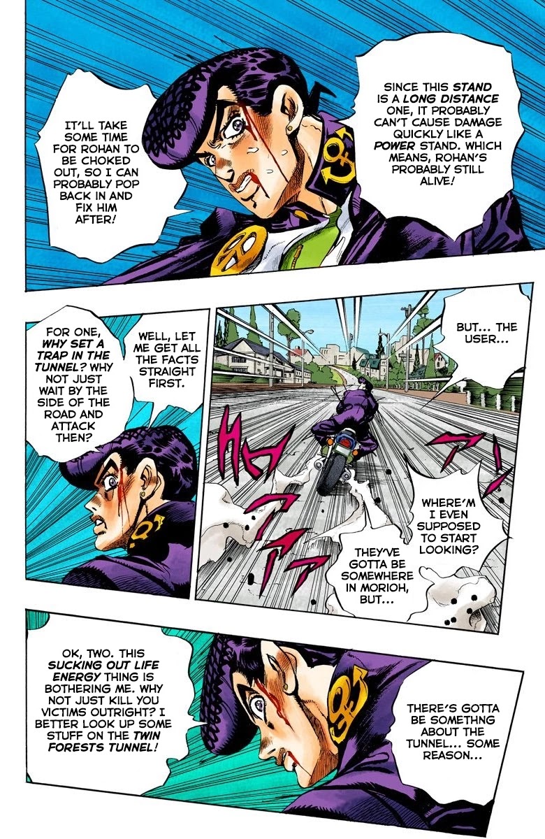 JoJo's Bizarre Adventure Part 4 - Diamond is Unbreakable (Official Colored) Chapter 122 page 7 - Chapter 122: Highway Star Part 4