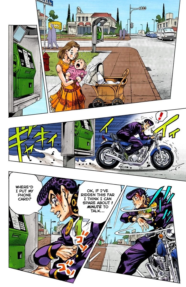 JoJo's Bizarre Adventure Part 4 - Diamond is Unbreakable (Official Colored) Chapter 122 page 9 - Chapter 122: Highway Star Part 4