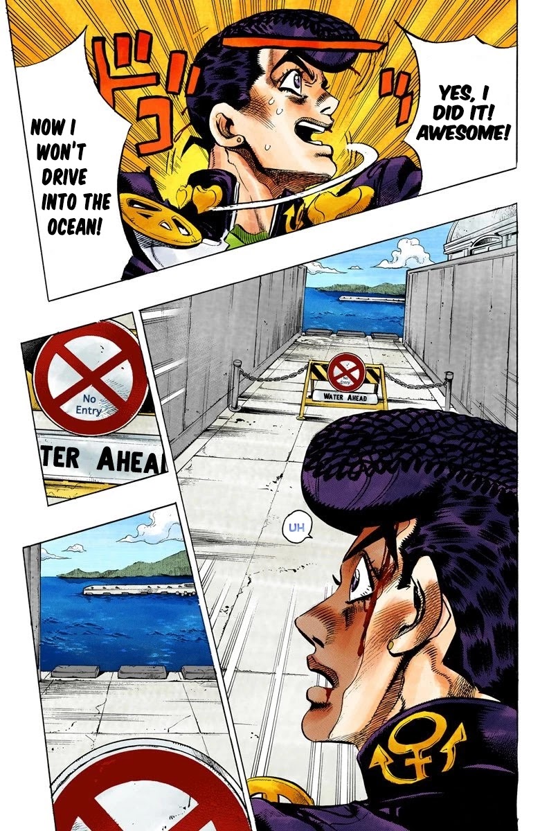 JoJo's Bizarre Adventure Part 4 - Diamond is Unbreakable (Official Colored) Chapter 123 page 14 - Chapter 123: Highway Star Part 5