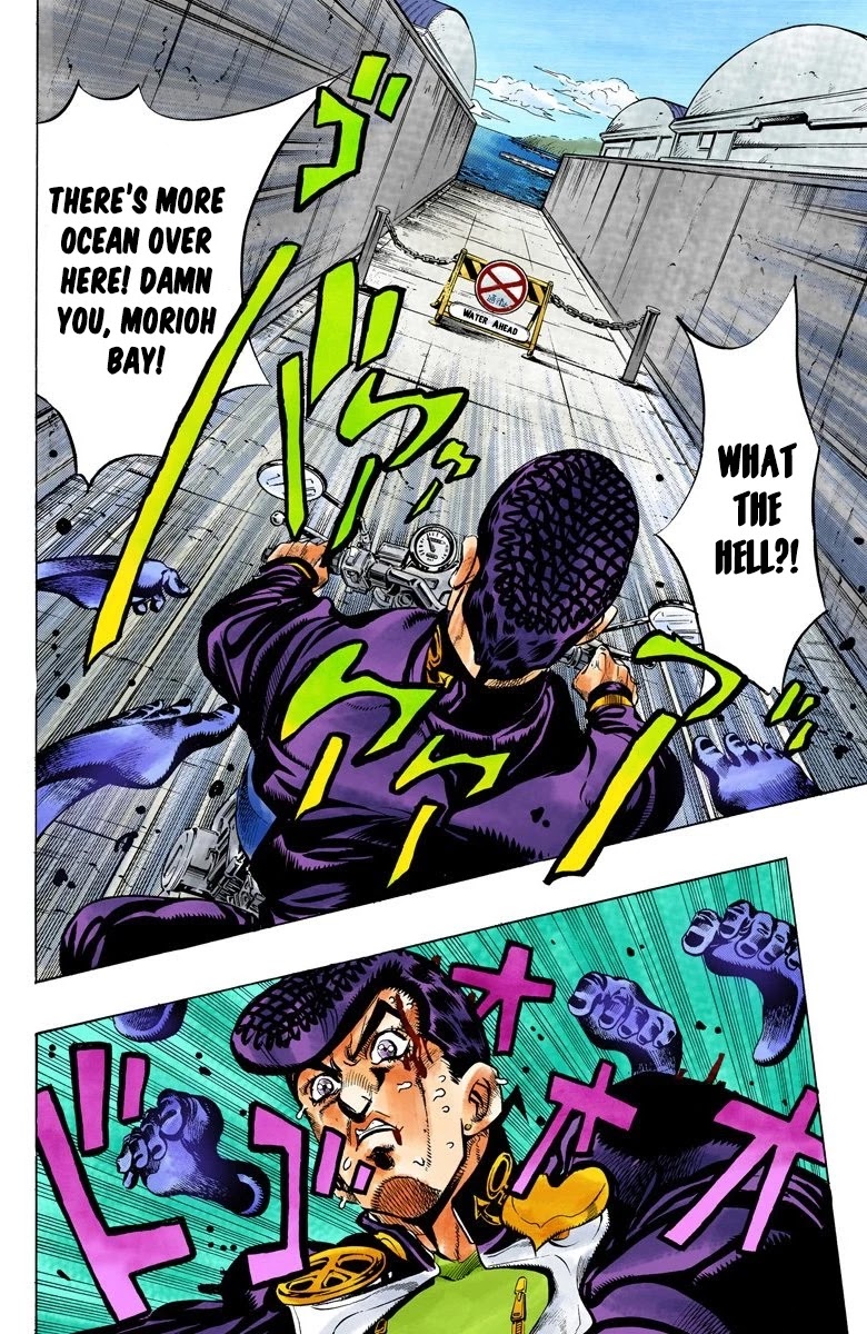 JoJo's Bizarre Adventure Part 4 - Diamond is Unbreakable (Official Colored) Chapter 123 page 15 - Chapter 123: Highway Star Part 5