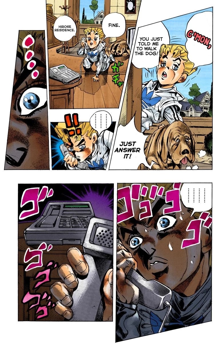 JoJo's Bizarre Adventure Part 4 - Diamond is Unbreakable (Official Colored) Chapter 123 page 6 - Chapter 123: Highway Star Part 5