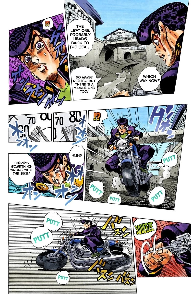 JoJo's Bizarre Adventure Part 4 - Diamond is Unbreakable (Official Colored) Chapter 124 page 10 - Chapter 124: Highway Star Part 6