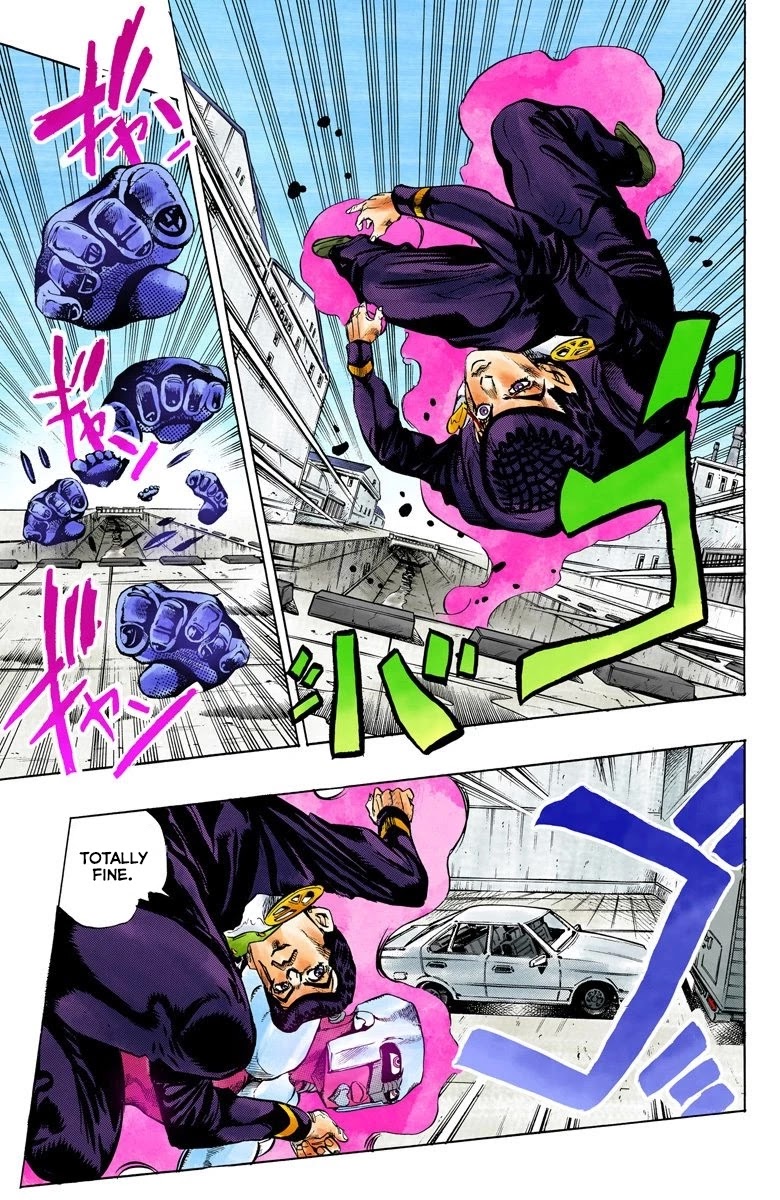JoJo's Bizarre Adventure Part 4 - Diamond is Unbreakable (Official Colored) Chapter 124 page 15 - Chapter 124: Highway Star Part 6