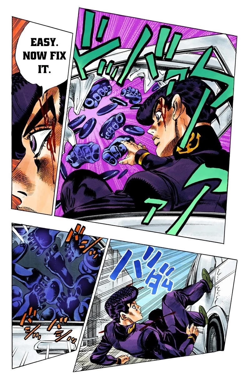 JoJo's Bizarre Adventure Part 4 - Diamond is Unbreakable (Official Colored) Chapter 124 page 18 - Chapter 124: Highway Star Part 6