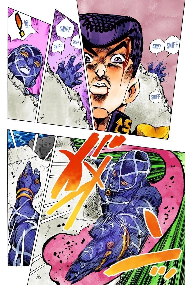 JoJo's Bizarre Adventure Part 4 - Diamond is Unbreakable (Official Colored) Chapter 124 page 5 - Chapter 124: Highway Star Part 6