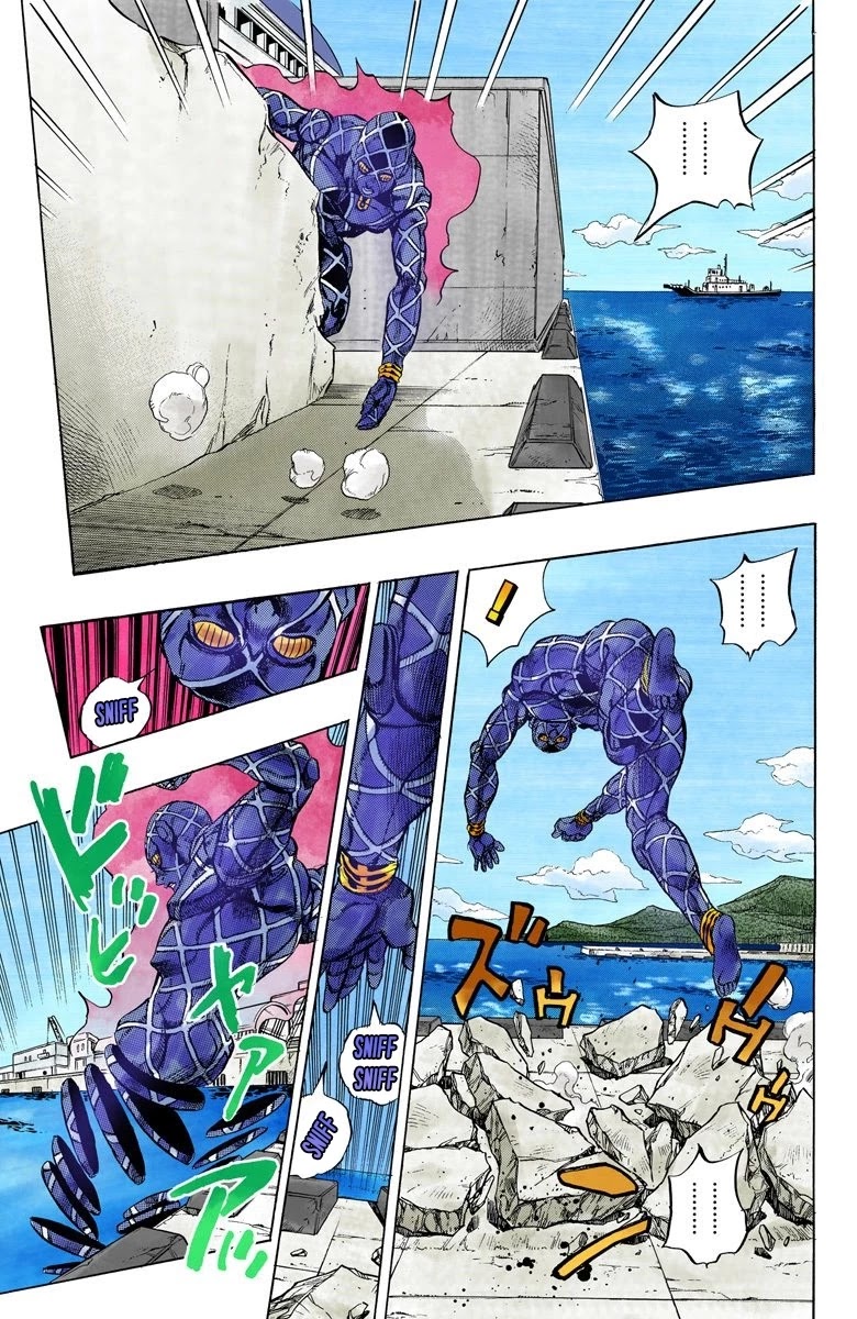 JoJo's Bizarre Adventure Part 4 - Diamond is Unbreakable (Official Colored) Chapter 124 page 6 - Chapter 124: Highway Star Part 6