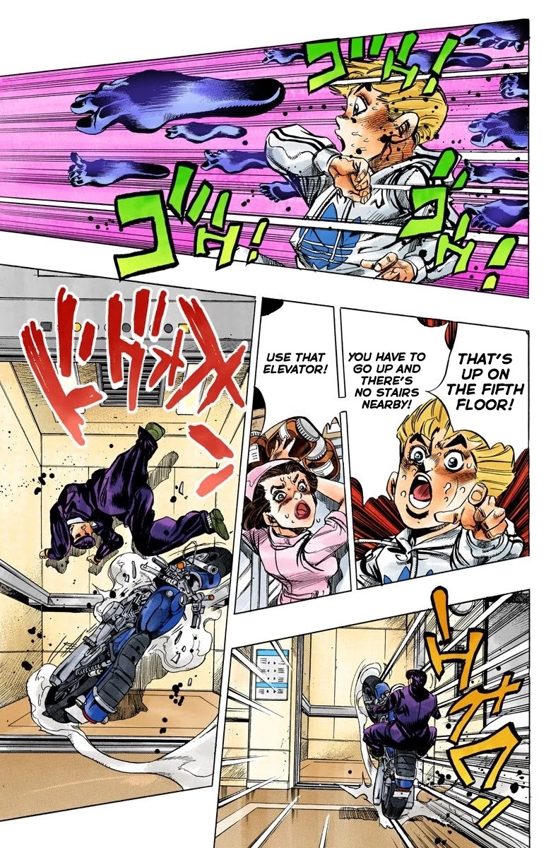 JoJo's Bizarre Adventure Part 4 - Diamond is Unbreakable (Official Colored) Chapter 125 page 13 - Chapter 125: Highway Star Part 7
