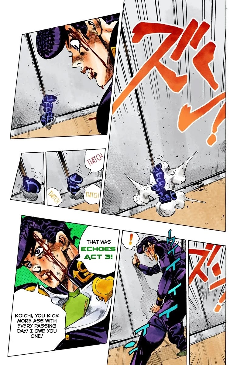 JoJo's Bizarre Adventure Part 4 - Diamond is Unbreakable (Official Colored) Chapter 125 page 17 - Chapter 125: Highway Star Part 7