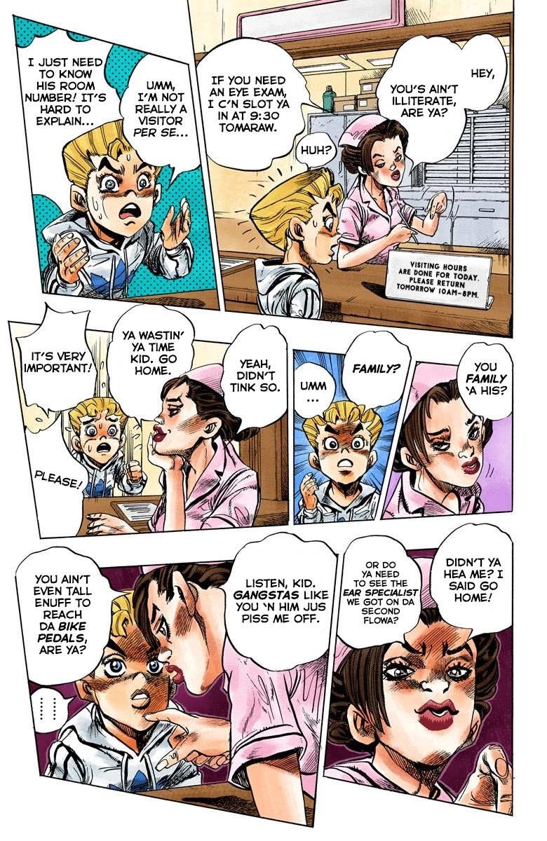 JoJo's Bizarre Adventure Part 4 - Diamond is Unbreakable (Official Colored) Chapter 125 page 5 - Chapter 125: Highway Star Part 7
