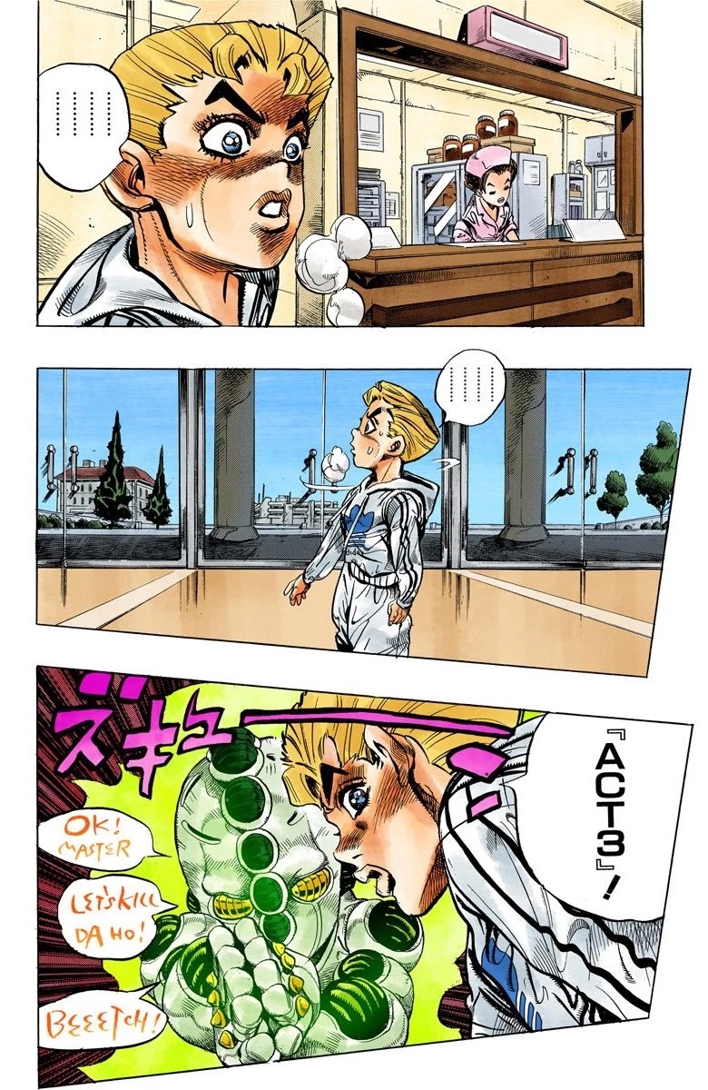 JoJo's Bizarre Adventure Part 4 - Diamond is Unbreakable (Official Colored) Chapter 125 page 6 - Chapter 125: Highway Star Part 7