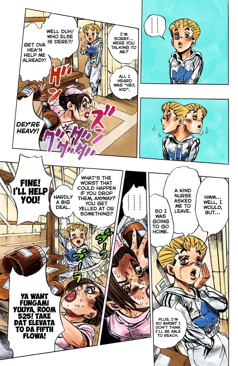 JoJo's Bizarre Adventure Part 4 - Diamond is Unbreakable (Official Colored) Chapter 125 page 9 - Chapter 125: Highway Star Part 7