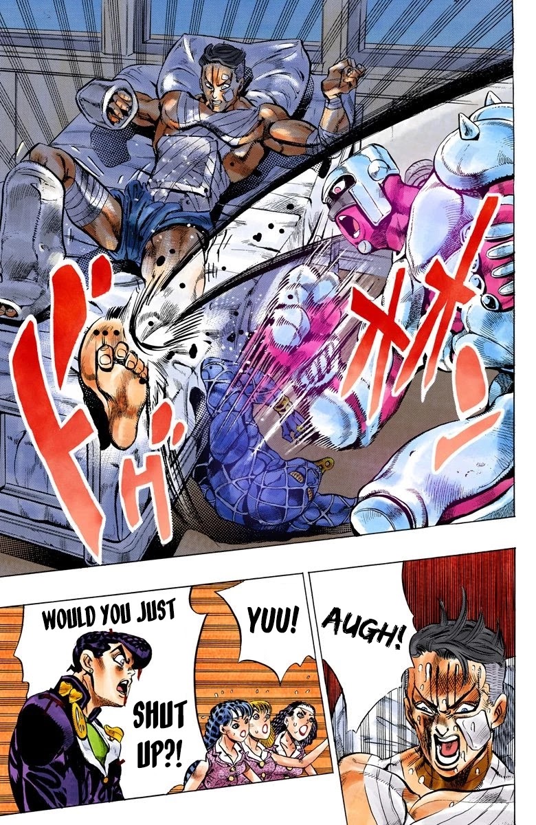JoJo's Bizarre Adventure Part 4 - Diamond is Unbreakable (Official Colored) Chapter 126 page 14 - Chapter 126: Highway Star Part 8