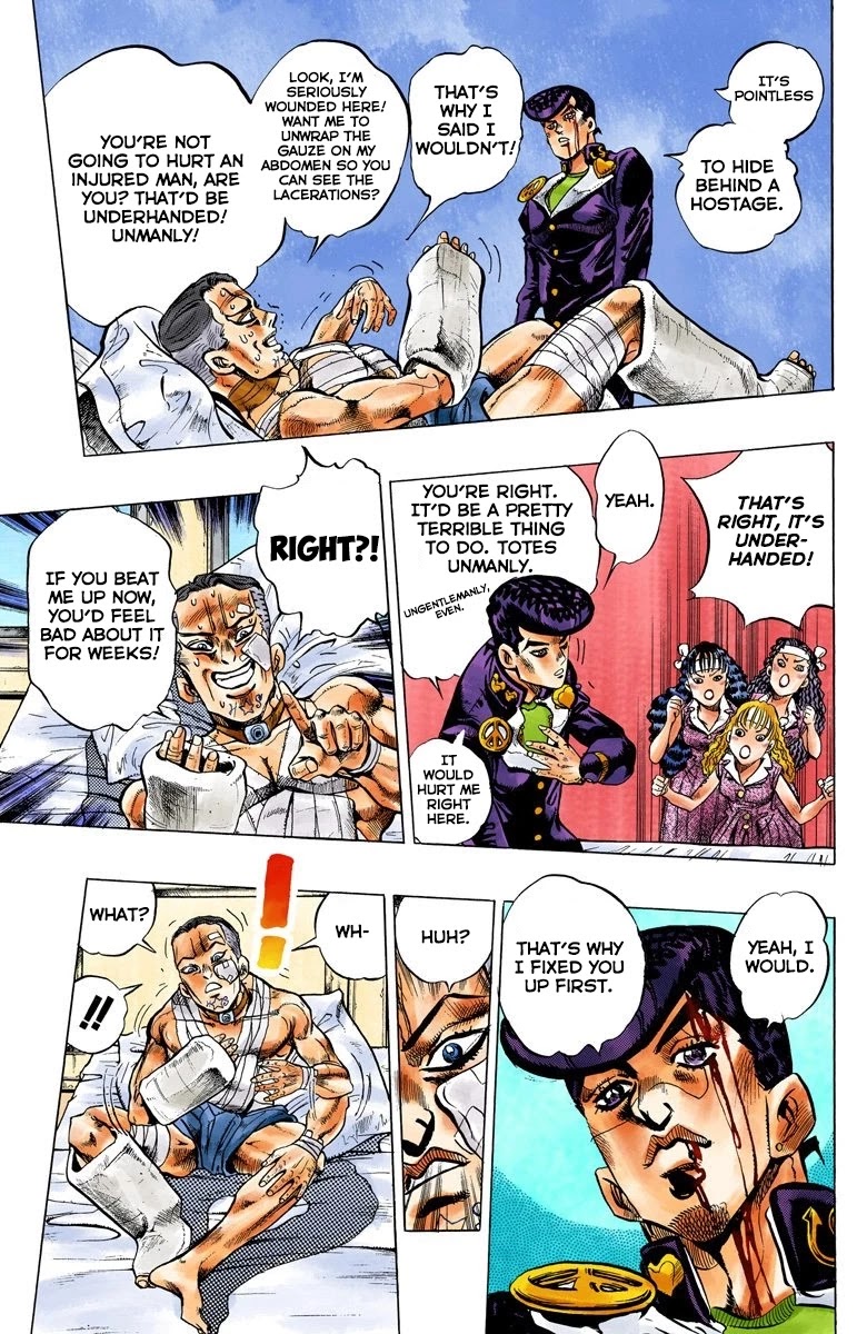 JoJo's Bizarre Adventure Part 4 - Diamond is Unbreakable (Official Colored) Chapter 126 page 16 - Chapter 126: Highway Star Part 8