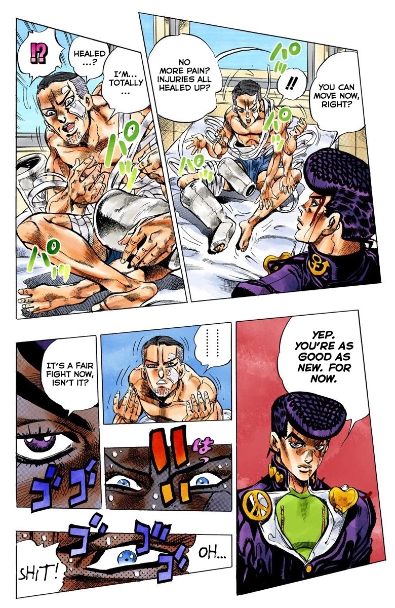 JoJo's Bizarre Adventure Part 4 - Diamond is Unbreakable (Official Colored) Chapter 126 page 17 - Chapter 126: Highway Star Part 8