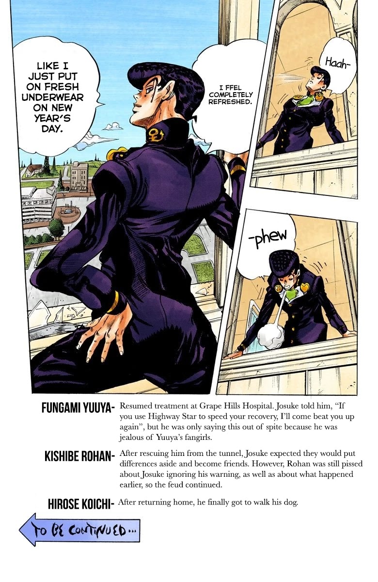 JoJo's Bizarre Adventure Part 4 - Diamond is Unbreakable (Official Colored) Chapter 126 page 20 - Chapter 126: Highway Star Part 8