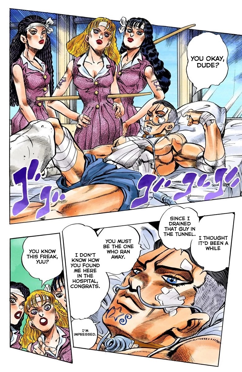 JoJo's Bizarre Adventure Part 4 - Diamond is Unbreakable (Official Colored) Chapter 126 page 3 - Chapter 126: Highway Star Part 8