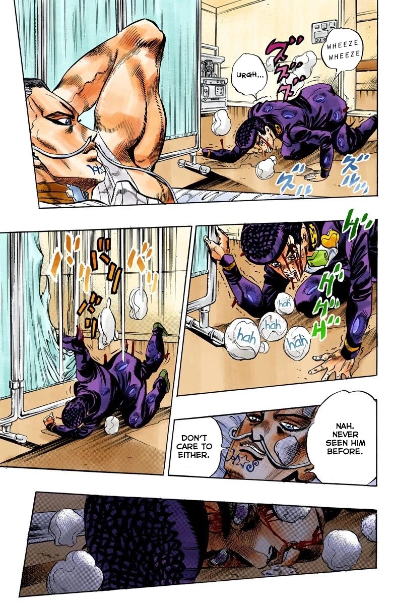 JoJo's Bizarre Adventure Part 4 - Diamond is Unbreakable (Official Colored) Chapter 126 page 4 - Chapter 126: Highway Star Part 8