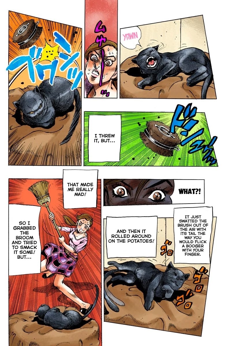 JoJo's Bizarre Adventure Part 4 - Diamond is Unbreakable (Official Colored) Chapter 127 page 11 - Chapter 127: The Cat Who Loved Kira Part 1