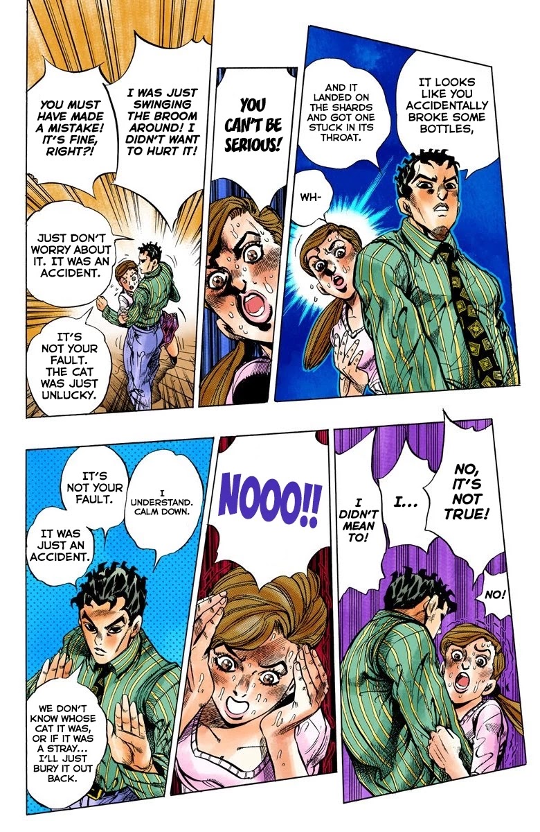 JoJo's Bizarre Adventure Part 4 - Diamond is Unbreakable (Official Colored) Chapter 127 page 17 - Chapter 127: The Cat Who Loved Kira Part 1
