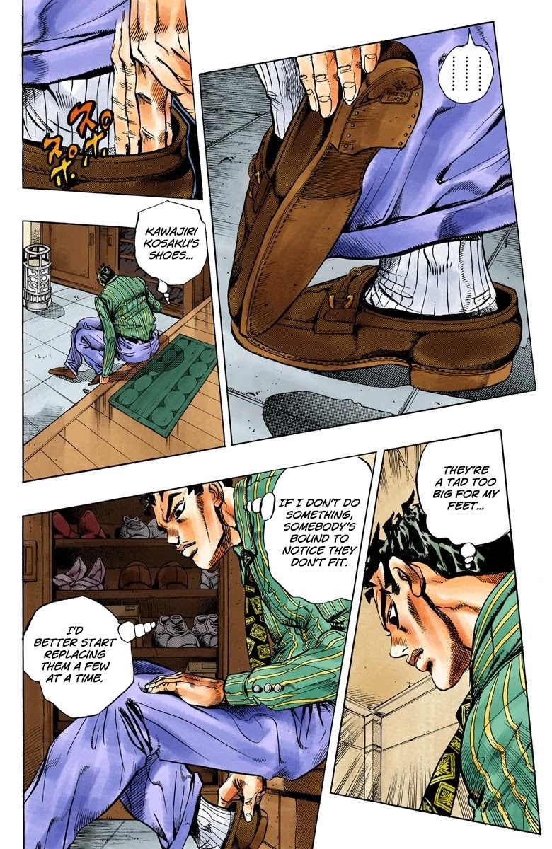 JoJo's Bizarre Adventure Part 4 - Diamond is Unbreakable (Official Colored) Chapter 127 page 3 - Chapter 127: The Cat Who Loved Kira Part 1