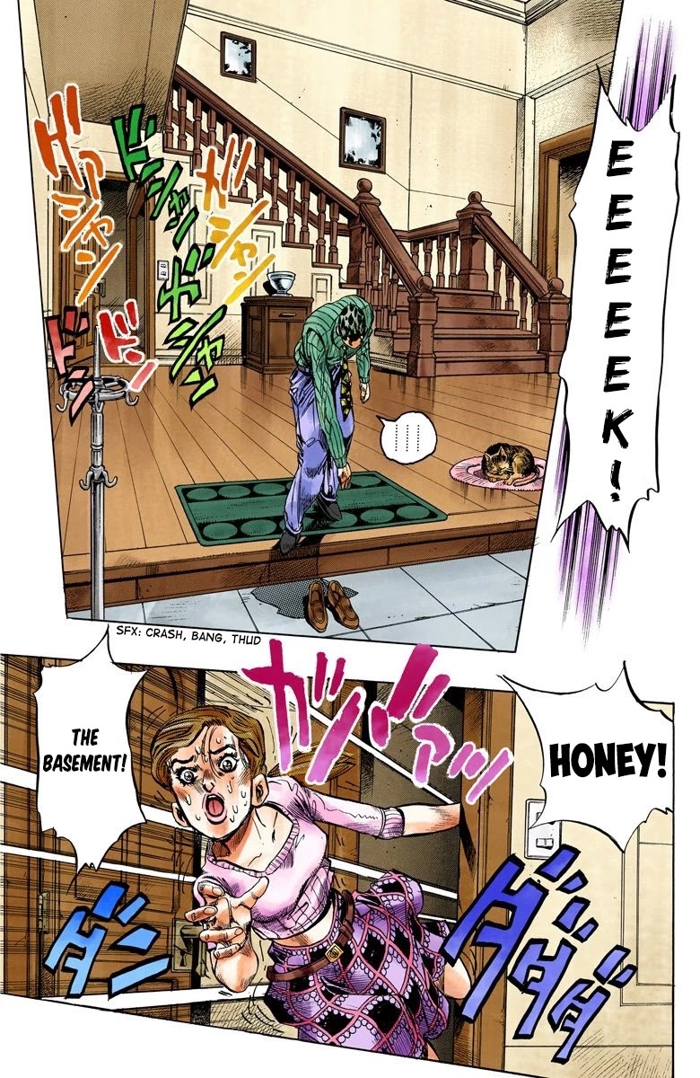 JoJo's Bizarre Adventure Part 4 - Diamond is Unbreakable (Official Colored) Chapter 127 page 4 - Chapter 127: The Cat Who Loved Kira Part 1